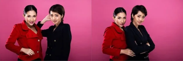 A split image showing a celebrity wearing a designer outfit on one side, and a similar, affordable outfit on the other side. Highlight the similarities and style elements that are achievable on a budget.