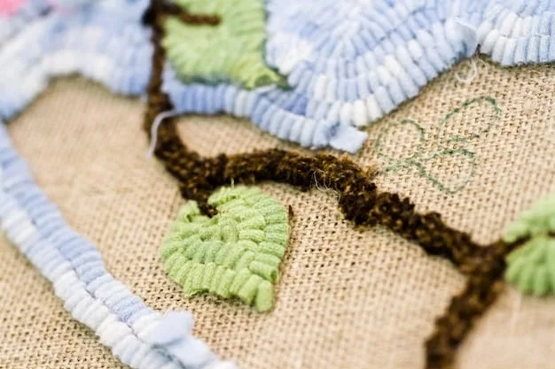 A close-up shot of various sustainable fabric samples, including organic cotton, recycled polyester, and innovative materials like mushroom leather and algae-based textiles. The fabrics are displayed in a way that highlights their textures and unique properties, showcasing the diversity of sustainable options available.