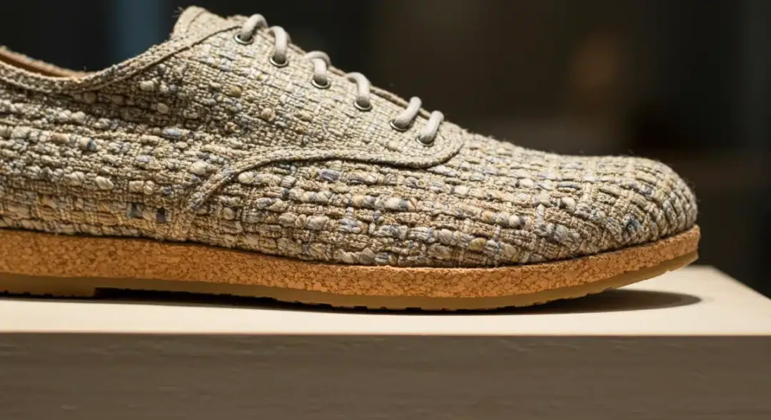 Sustainable footwear design with recycled materials