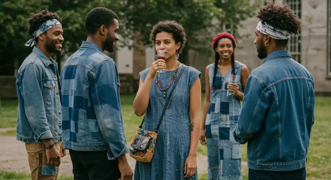 Sustainable and upcycled fashion integrated into daily outfits