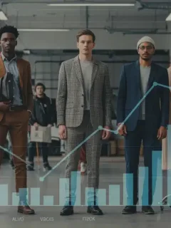 Stylish individuals showcasing optimized wardrobes and smart fashion choices for significant savings in 2026.