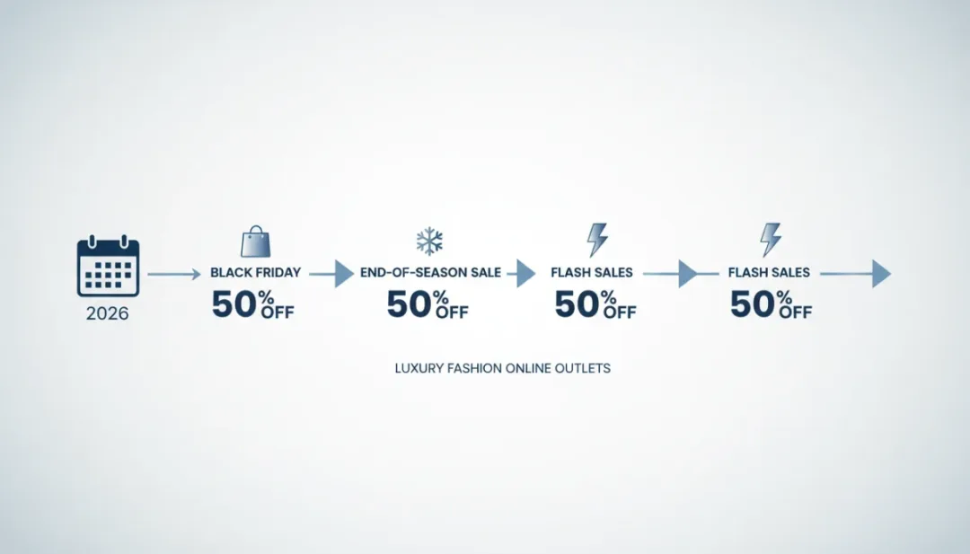 Seasonal sales calendar for luxury fashion deals