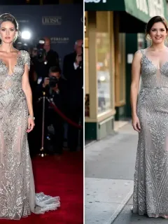 High-end celebrity fashion versus affordable duplicate comparison 2026