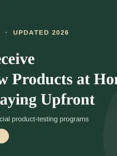 How to Receive Brand-New Products at Home — Without Paying Upfront
