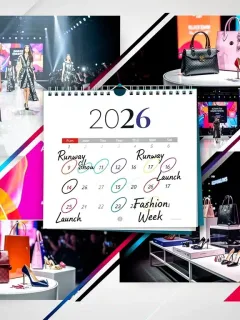 Dynamic visual representing the 2026 US Fashion Event Calendar's influence on limited-edition drops and promotions.