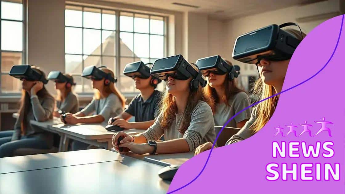 Practical applications of VR in history lessons