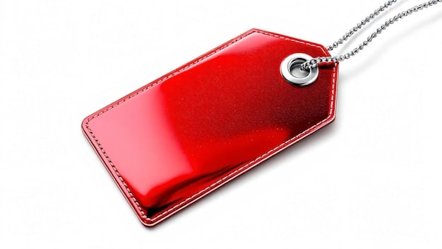 A close-up shot of a designer handbag with a clearly visible 