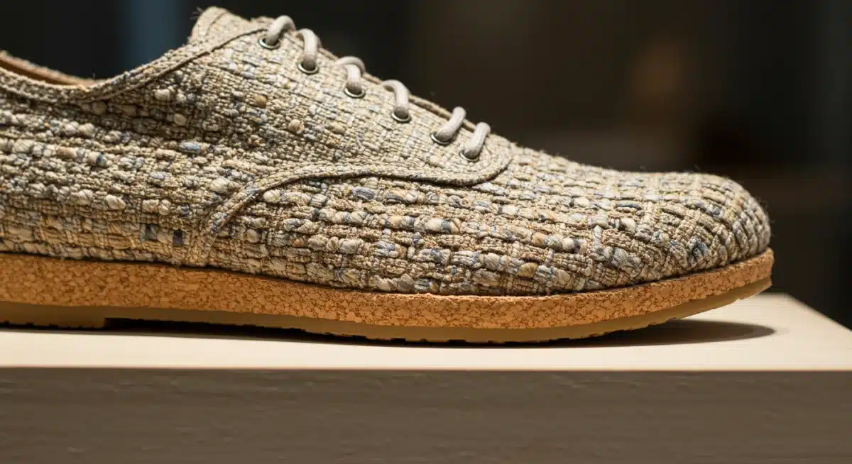 Sustainable footwear design with recycled materials