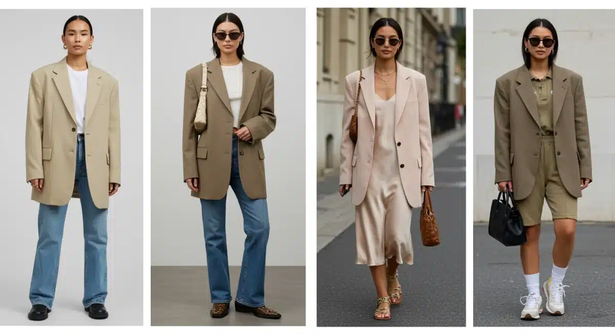 Oversized blazers and relaxed tailoring for everyday fashion